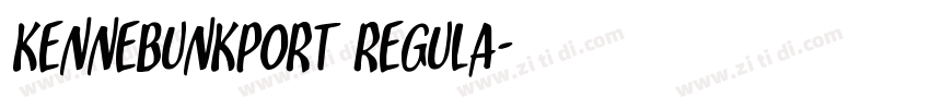 kennebunkport regula字体转换
